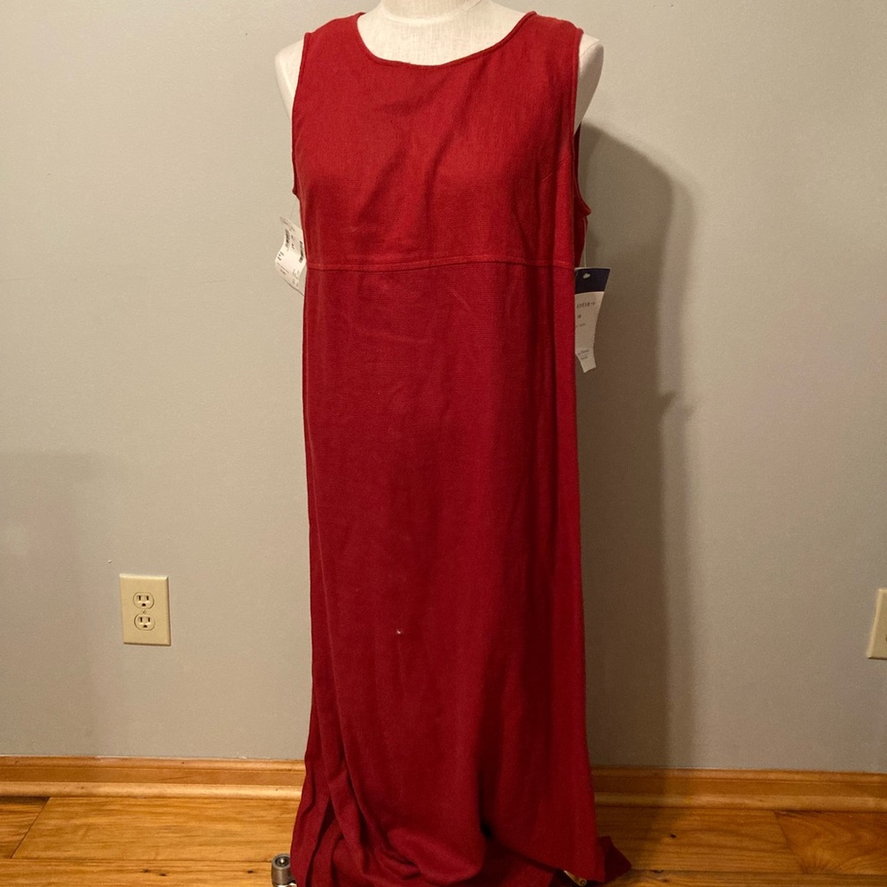 NWT Cynthia Howie for Maggy Boutique red sleeveless dress sz. 14*
